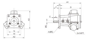 chertezh Piston Air Motor AM4-F