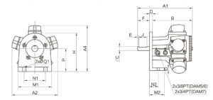 Piston Air Motor AM6-L